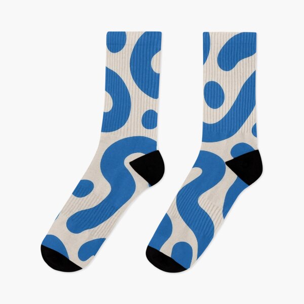 Item preview, Cobalt Blue Squiggles & Dots - Groovy Doodle Art designed and sold by Billy Morfo™.