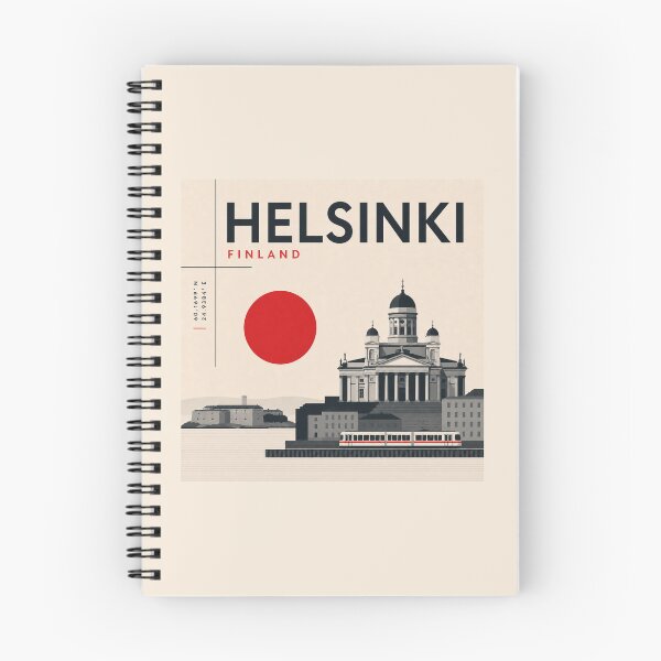 Item preview, Helsinki swiss style poster designed and sold by CMYKStudio.