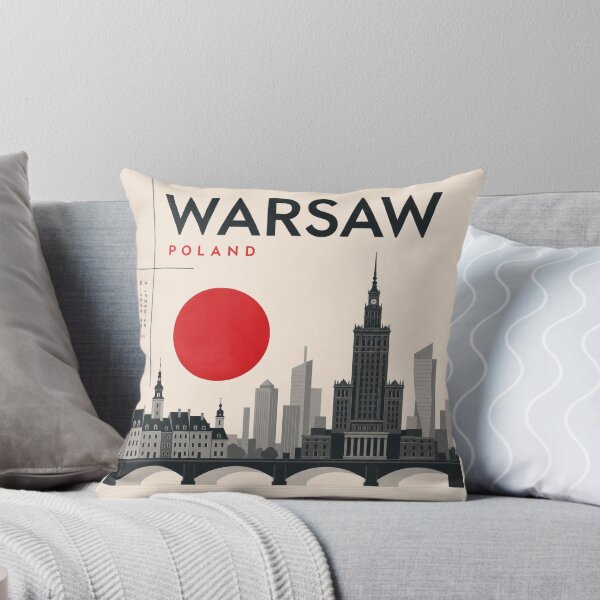 Item preview, Warsaw swiss style poster designed and sold by CMYKStudio.