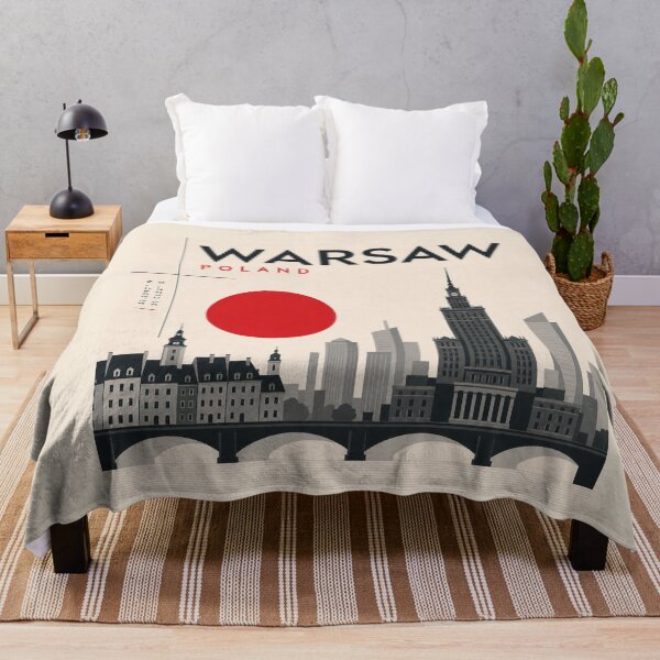 Item preview, Warsaw swiss style poster designed and sold by CMYKStudio.