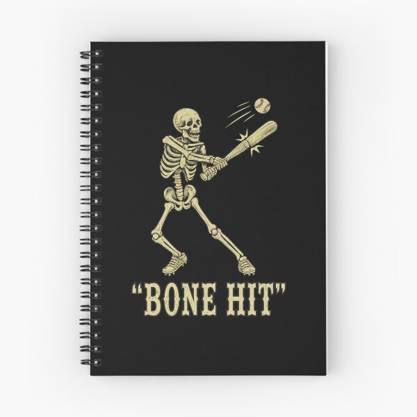 Item preview, Bone Hit Skeleton Baseball Player Vintage Art designed and sold by BlossomieStore.