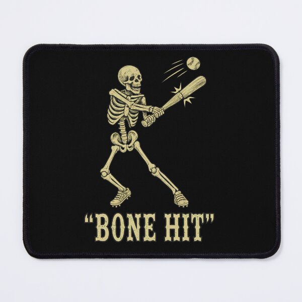 Item preview, Bone Hit Skeleton Baseball Player Vintage Art designed and sold by BlossomieStore.