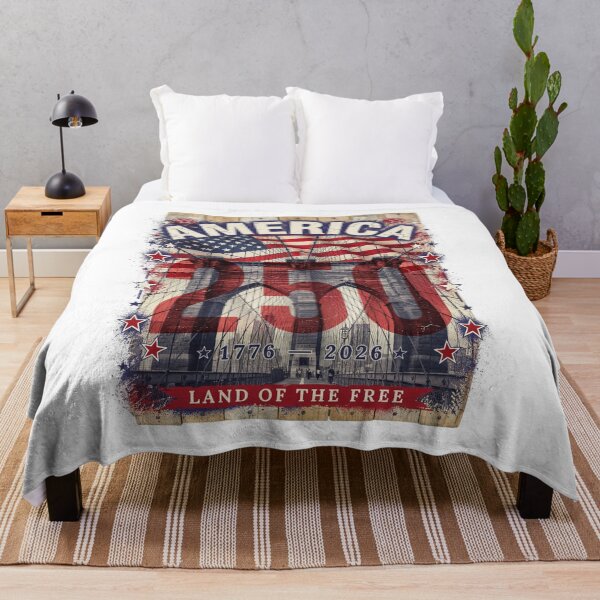 Item preview, America 250 New York City Semiquincentennial 1776 - 2026 Vintage Flag Skyline v7 designed and sold by DarylWelsh2024.