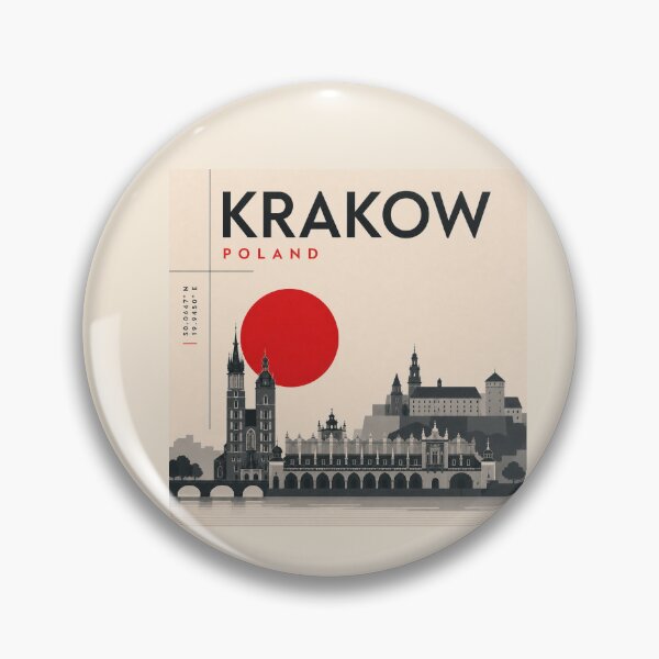 Item preview, Krakow swiss style poster designed and sold by CMYKStudio.