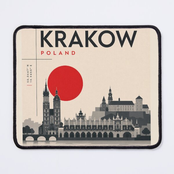 Item preview, Krakow swiss style poster designed and sold by CMYKStudio.