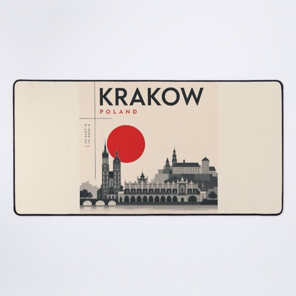 Item preview, Krakow swiss style poster designed and sold by CMYKStudio.