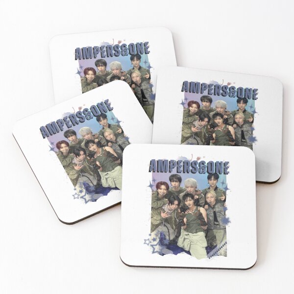 Item preview, AMPERS&ONEe Global KPOP Boy Group Black and White Collage Digital Art Portrait designed and sold by AJUNICE STUDIO.