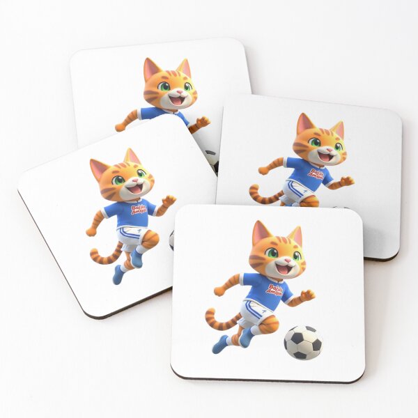 Item preview, Gatto Playing Soccer  designed and sold by BajioAmigos.