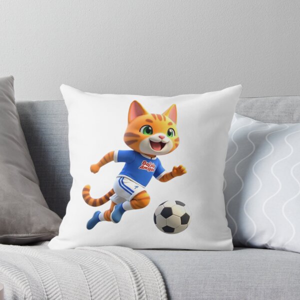 Item preview, Gatto Playing Soccer  designed and sold by BajioAmigos.