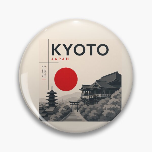 Item preview, Kyoto swiss style poster designed and sold by CMYKStudio.