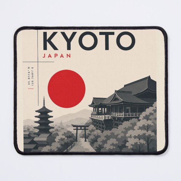 Item preview, Kyoto swiss style poster designed and sold by CMYKStudio.