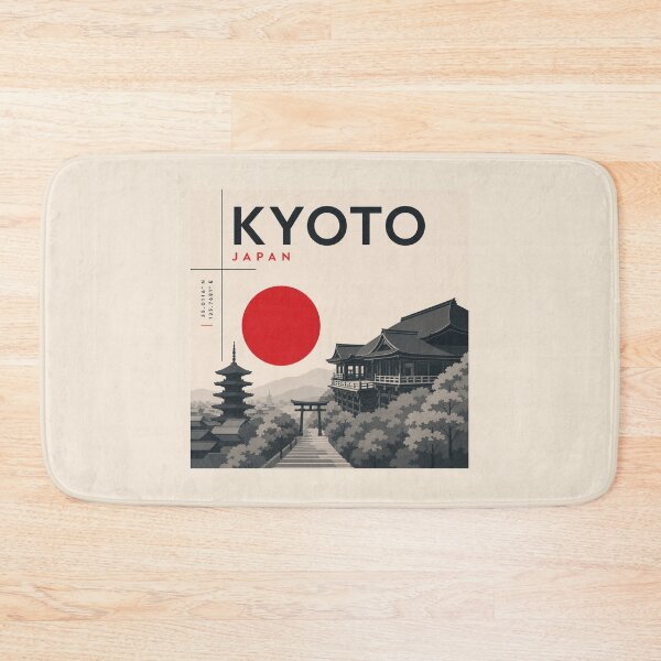 Item preview, Kyoto swiss style poster designed and sold by CMYKStudio.