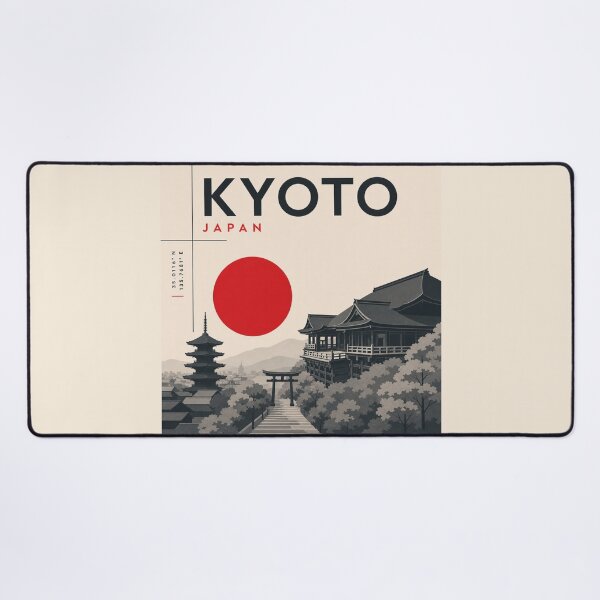 Item preview, Kyoto swiss style poster designed and sold by CMYKStudio.