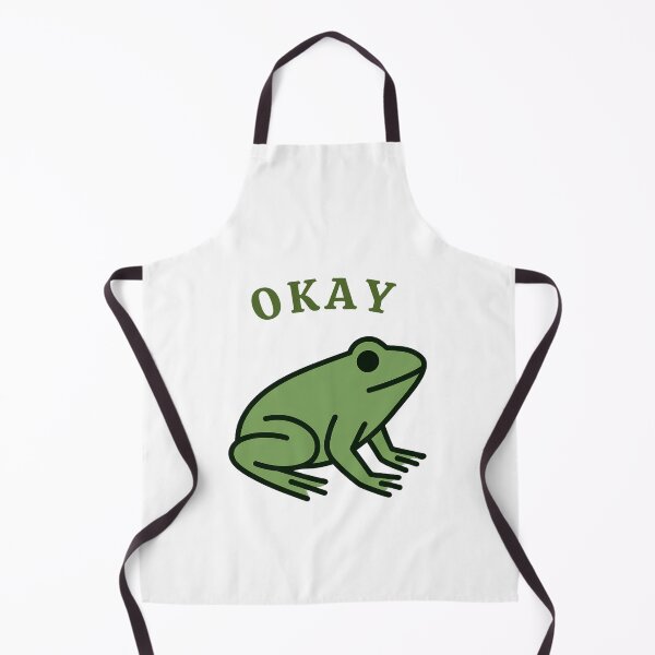 Item preview, Cute Okay Frog Minimalist Funny Meme Design designed and sold by Inka Moon Design.