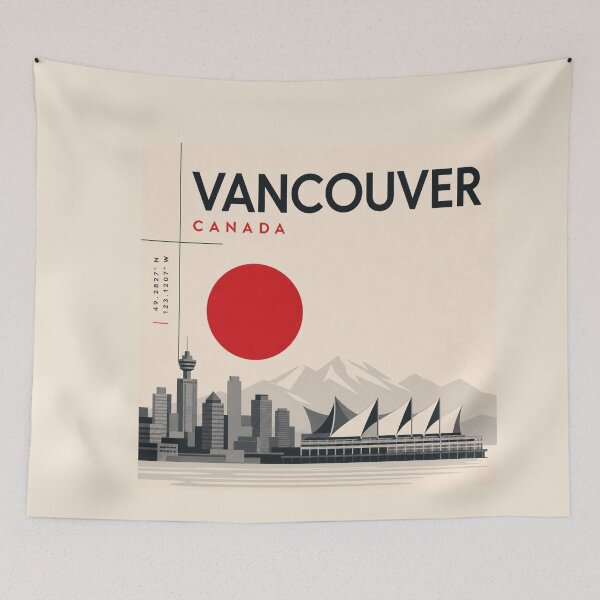 Item preview, Vancouver swiss style poster designed and sold by CMYKStudio.
