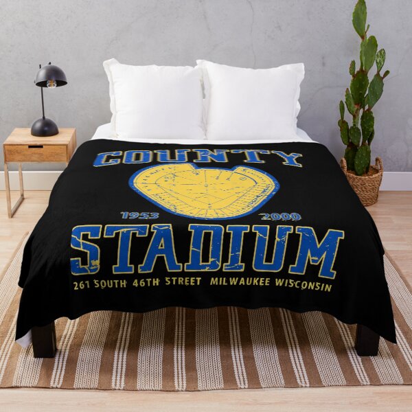 Item preview, Milwaukee County Stadium 1953-2000 Vintage Map designed and sold by WeirdHelgas.