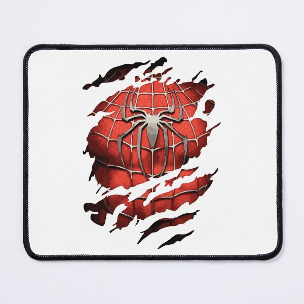 Item preview, Spider Symbol Breaking Through Red Suit Comic Inspired Artwork designed and sold by GeekMix.