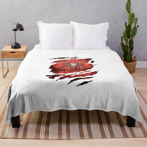 Item preview, Spider Symbol Breaking Through Red Suit Comic Inspired Artwork designed and sold by GeekMix.