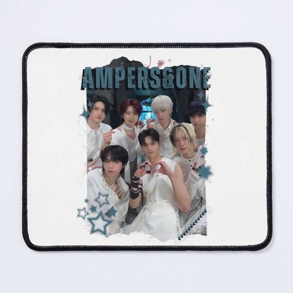Item preview, AMPERS&ONEe Global KPOP Boy Group Black and White Collage Digital Art Portrait designed and sold by AJUNICE STUDIO.