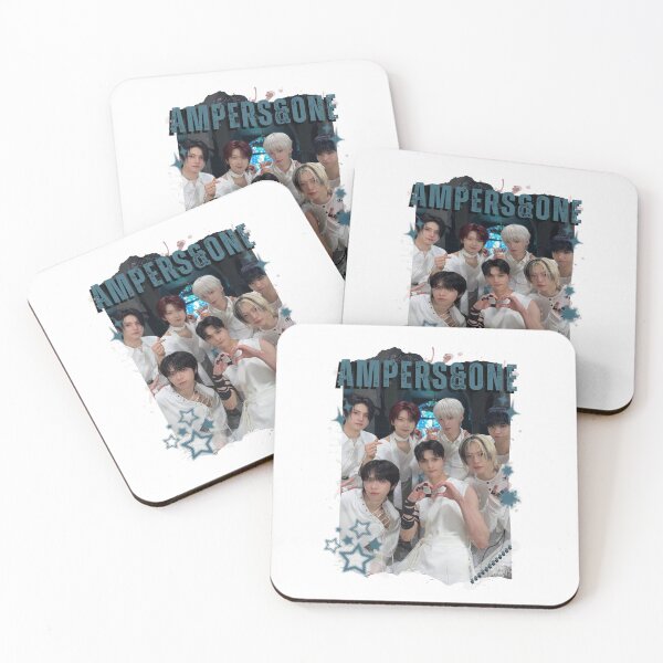 Item preview, AMPERS&ONEe Global KPOP Boy Group Black and White Collage Digital Art Portrait designed and sold by AJUNICE STUDIO.