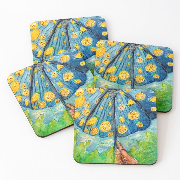 Item preview, Umbrella in the sun and water drops @riseupdesignsart designed and sold by RiseUpDesignsArt.
