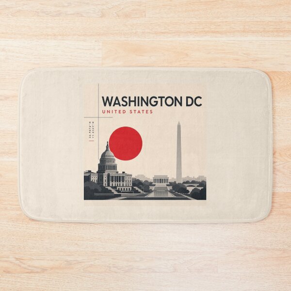 Item preview, Washington swiss style poster designed and sold by CMYKStudio.