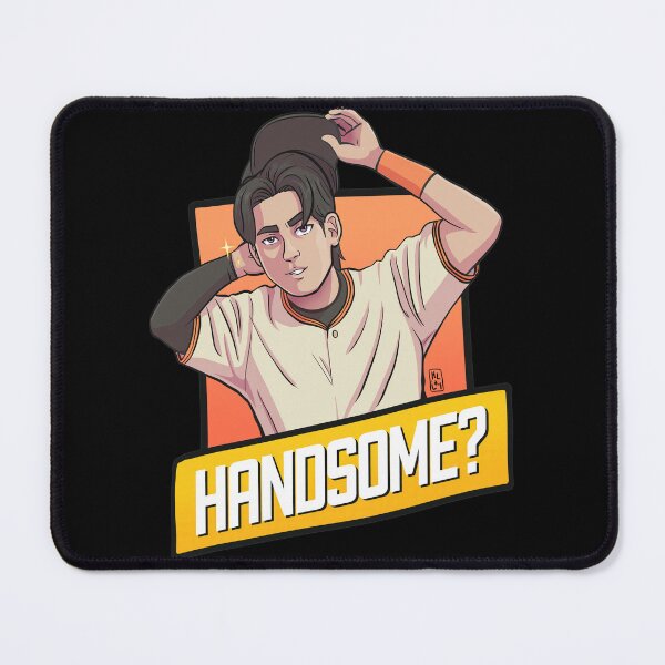 Item preview, Handsome Baseball Star Korean Player Art designed and sold by WeirdHelgas.