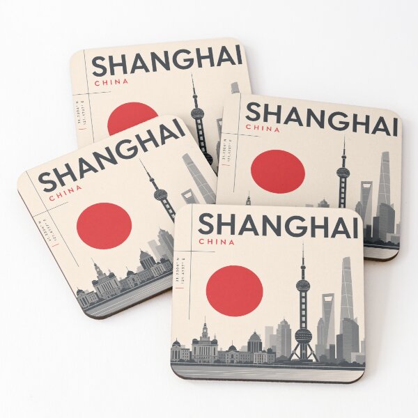 Item preview, Shangai swiss style poster designed and sold by CMYKStudio.