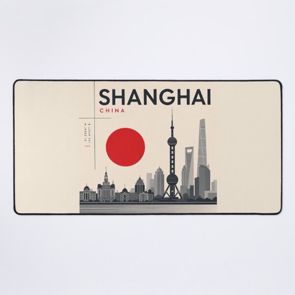 Item preview, Shangai swiss style poster designed and sold by CMYKStudio.