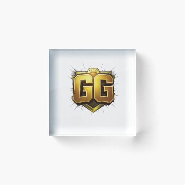 Item preview, GG Good Game Golden Gamer logo  designed and sold by LC&LCPlatform.