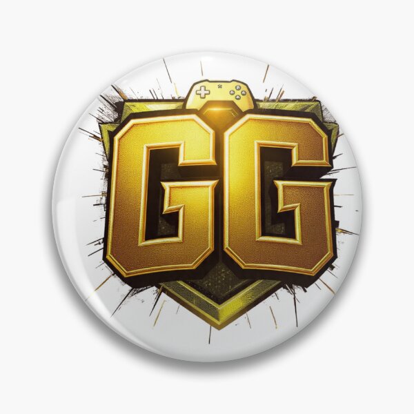 Item preview, GG Good Game Golden Gamer logo  designed and sold by LC&LCPlatform.