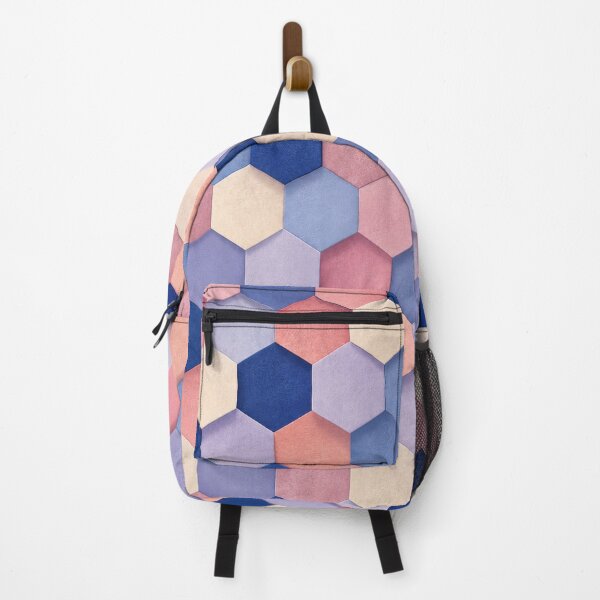 Item preview, Cobalt Blush Faceted Cube Modernist Pattern designed and sold by scicilysimonee.