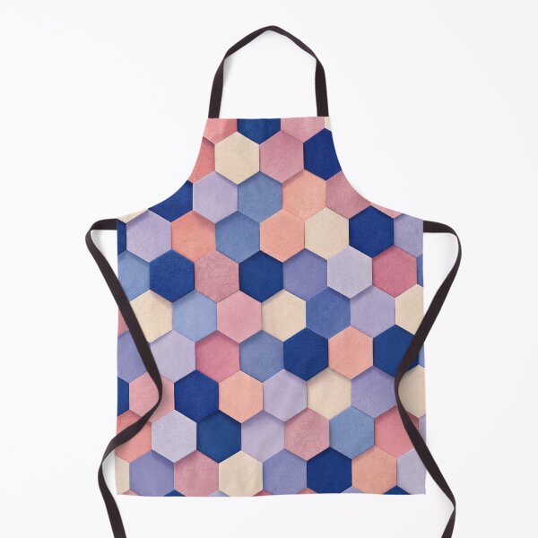 Item preview, Cobalt Blush Faceted Cube Modernist Pattern designed and sold by scicilysimonee.