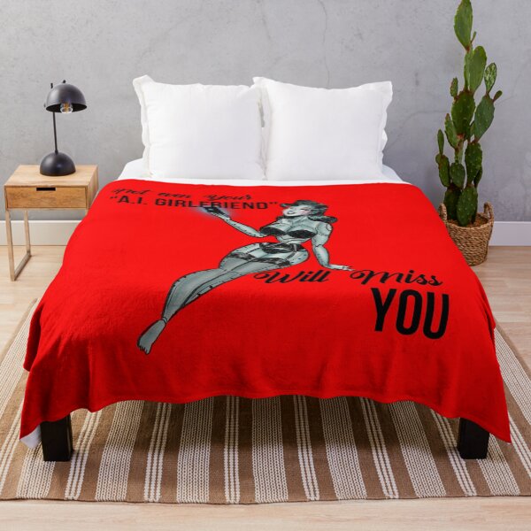 Item preview, not even your ai girlfriend will miss you (anti ai) designed and sold by remerasnerdas.