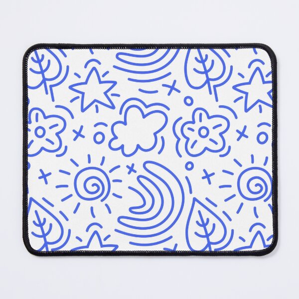 Item preview, Cute Nature Line Art - Minimalist Blue Sky Doodle designed and sold by Billy Morfo™.