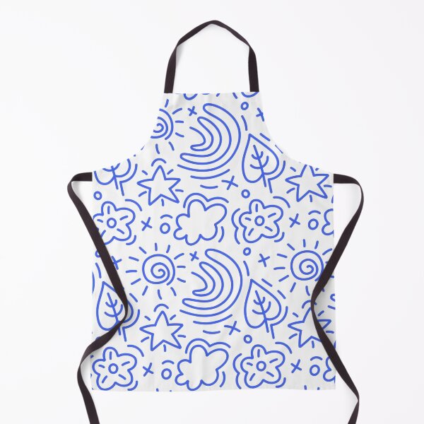 Item preview, Cute Nature Line Art - Minimalist Blue Sky Doodle designed and sold by Billy Morfo™.