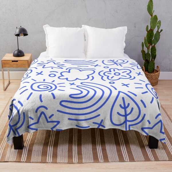 Item preview, Cute Nature Line Art - Minimalist Blue Sky Doodle designed and sold by Billy Morfo™.