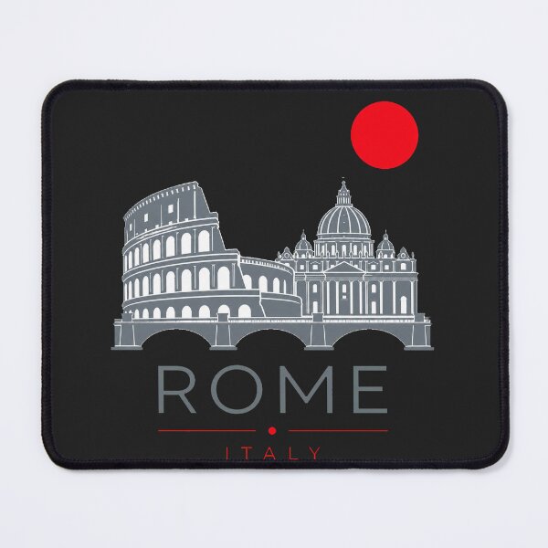Item preview, Rome landmarks poster designed and sold by CMYKStudio.