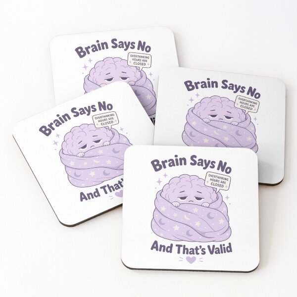 Item preview, Tired Brain Says No Valid designed and sold by NullSpacePrints.