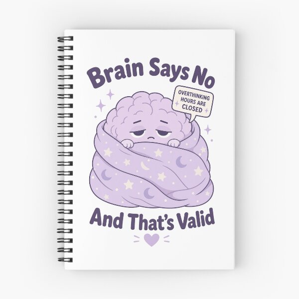 Item preview, Tired Brain Says No Valid designed and sold by NullSpacePrints.