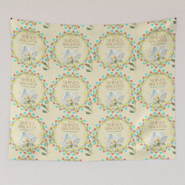 Item preview, What Shines Brighter – Colorful Floral Wreath & Elegant Flower Design designed and sold by DervoTeck2767.