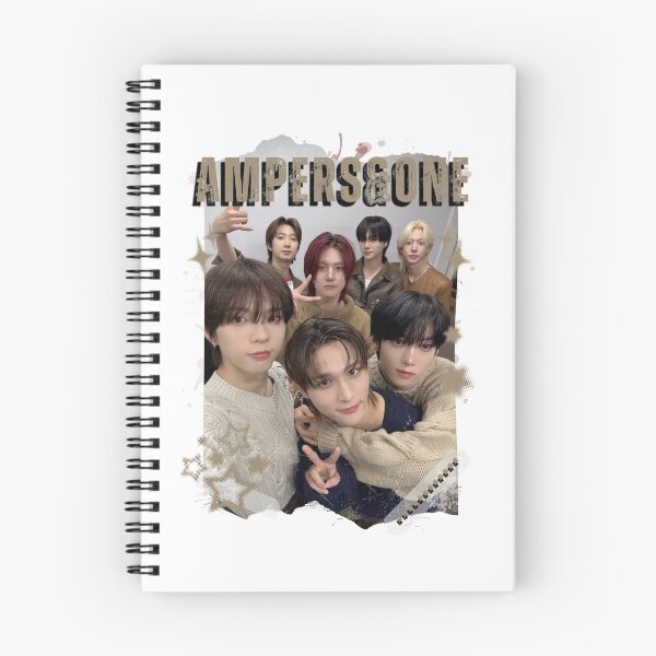 Item preview, AMPERS&ONEe Global KPOP Boy Group Black and White Collage Digital Art Portrait designed and sold by AJUNICE STUDIO.