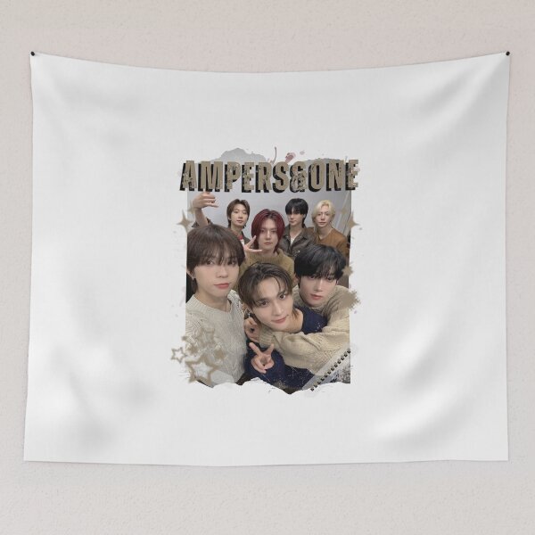 Item preview, AMPERS&ONEe Global KPOP Boy Group Black and White Collage Digital Art Portrait designed and sold by AJUNICE STUDIO.