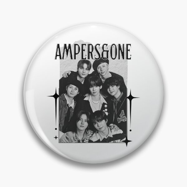 Item preview, AMPERS&ONEe Global KPOP Boy Group Black and White Collage Digital Art Portrait designed and sold by AJUNICE STUDIO.