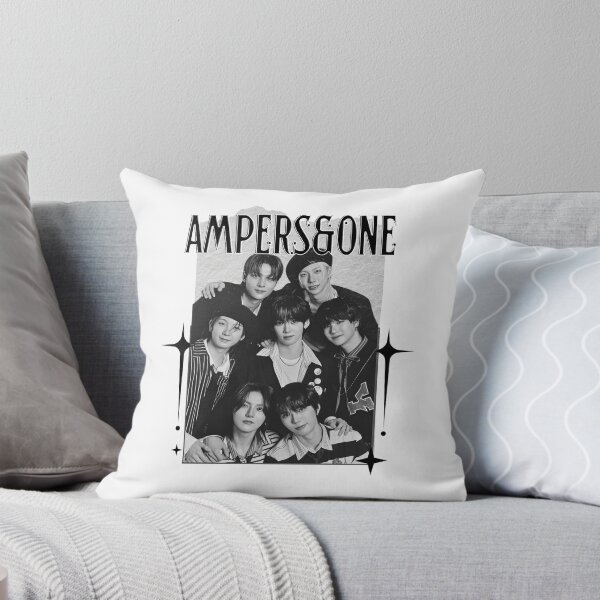 Item preview, AMPERS&ONEe Global KPOP Boy Group Black and White Collage Digital Art Portrait designed and sold by AJUNICE STUDIO.