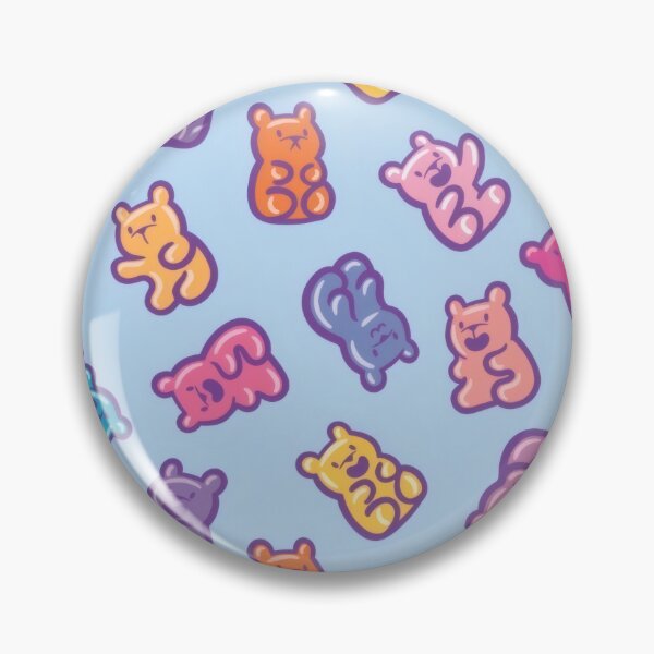 Item preview, Sweet Pastel Gummy Bears - Y2K Pop Art Pattern designed and sold by Billy Morfo™.
