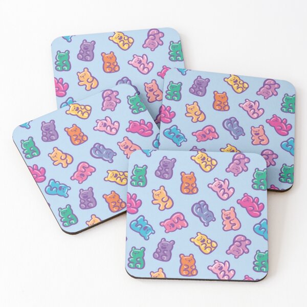 Item preview, Sweet Pastel Gummy Bears - Y2K Pop Art Pattern designed and sold by Billy Morfo™.