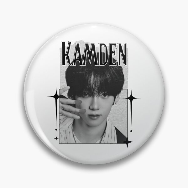 Item preview, AMPERS&ONEe Kamden Global KPOP Boy Group Black and White Collage Digital Art Portrait designed and sold by AJUNICE STUDIO.