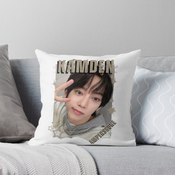 Item preview,  AMPERS&ONEe Kamden Global KPOP Boy Group Black and White Collage Digital Art Portrait designed and sold by AJUNICE STUDIO.