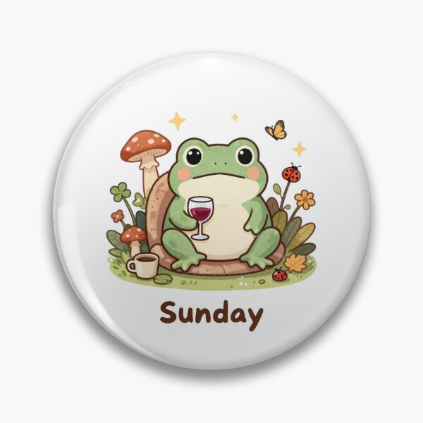 Item preview, Cozy Sunday Frog designed and sold by Cozy Chaos Studio Co.